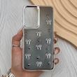 قاب گوشی Galaxy S25 FE سامسونگ فانتزی برجسته رزینی Luxury Case لنز و دکمه کرومی کد E40-168415