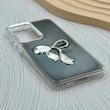 قاب گوشی Galaxy S25 FE سامسونگ فانتزی برجسته رزینی Luxury Case لنز و دکمه کرومی کد E40-168418