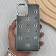 قاب گوشی iPhone 11 Pro Max آیفون فانتزی برجسته رزینی Luxury Case لنز و دکمه کرومی کد E40-168419