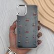 قاب گوشی iPhone 11 Pro Max آیفون فانتزی برجسته رزینی Luxury Case لنز و دکمه کرومی کد E40-168420