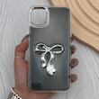 قاب گوشی iPhone 11 Pro Max آیفون فانتزی برجسته رزینی Luxury Case لنز و دکمه کرومی کد E40-168426