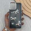 قاب گوشی iPhone 12 Pro Max آیفون فانتزی برجسته رزینی Luxury Case لنز و دکمه کرومی کد E40-168430
