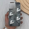 قاب گوشی iPhone 12 Pro Max آیفون فانتزی برجسته رزینی Luxury Case لنز و دکمه کرومی کد E40-168431