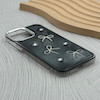 قاب گوشی iPhone 12 Pro Max آیفون فانتزی برجسته رزینی Luxury Case لنز و دکمه کرومی کد E40-168432