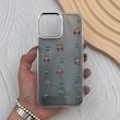قاب گوشی iPhone 12 Pro Max آیفون فانتزی برجسته رزینی Luxury Case لنز و دکمه کرومی کد E40-168433