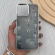 قاب گوشی iPhone 12 Pro Max آیفون فانتزی برجسته رزینی Luxury Case لنز و دکمه کرومی کد E40-168434