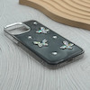 قاب گوشی iPhone 12 Pro Max آیفون فانتزی برجسته رزینی Luxury Case لنز و دکمه کرومی کد E40-168435