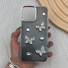 قاب گوشی iPhone 12 Pro Max آیفون فانتزی برجسته رزینی Luxury Case لنز و دکمه کرومی کد E40-168435