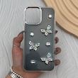 قاب گوشی iPhone 12 Pro Max آیفون فانتزی برجسته رزینی Luxury Case لنز و دکمه کرومی کد E40-168435