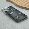 قاب گوشی iPhone 12 Pro Max آیفون فانتزی برجسته رزینی Luxury Case لنز و دکمه کرومی کد E40-168436