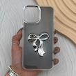 قاب گوشی iPhone 12 Pro Max آیفون فانتزی برجسته رزینی Luxury Case لنز و دکمه کرومی کد E40-168437