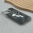 قاب گوشی iPhone 12 Pro Max آیفون فانتزی برجسته رزینی Luxury Case لنز و دکمه کرومی کد E40-168437