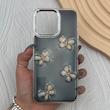قاب گوشی iPhone 15 Pro Max آیفون فانتزی برجسته رزینی Luxury Case لنز و دکمه کرومی کد E40-168462