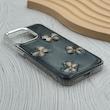 قاب گوشی iPhone 15 Pro Max آیفون فانتزی برجسته رزینی Luxury Case لنز و دکمه کرومی کد E40-168462