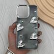 قاب گوشی iPhone 15 Pro Max آیفون فانتزی برجسته رزینی Luxury Case لنز و دکمه کرومی کد E40-168463