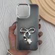 قاب گوشی iPhone 15 Pro Max آیفون فانتزی برجسته رزینی Luxury Case لنز و دکمه کرومی کد E40-168464
