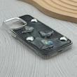 قاب گوشی iPhone 15 Pro Max آیفون فانتزی برجسته رزینی Luxury Case لنز و دکمه کرومی کد E40-168468