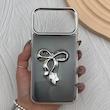 قاب گوشی iPhone 17 Pro Max آیفون فانتزی برجسته رزینی Luxury Case لنز و دکمه کرومی کد E40-168479