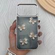 قاب گوشی iPhone 17 Pro Max آیفون فانتزی برجسته رزینی Luxury Case لنز و دکمه کرومی کد E40-168482