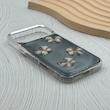 قاب گوشی iPhone 17 Pro Max آیفون فانتزی برجسته رزینی Luxury Case لنز و دکمه کرومی کد E40-168482