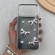 قاب گوشی iPhone 17 Pro Max آیفون فانتزی برجسته رزینی Luxury Case لنز و دکمه کرومی کد E40-168485