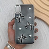 قاب گوشی iPhone XS Max آیفون فانتزی برجسته رزینی Luxury Case لنز و دکمه کرومی کد E40-168488