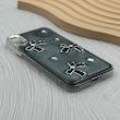 قاب گوشی iPhone XS Max آیفون فانتزی برجسته رزینی Luxury Case لنز و دکمه کرومی کد E40-168488