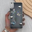 قاب گوشی iPhone XS Max آیفون فانتزی برجسته رزینی Luxury Case لنز و دکمه کرومی کد E40-168489