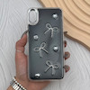 قاب گوشی iPhone XS Max آیفون فانتزی برجسته رزینی Luxury Case لنز و دکمه کرومی کد E40-168490