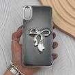 قاب گوشی iPhone XS Max آیفون فانتزی برجسته رزینی Luxury Case لنز و دکمه کرومی کد E40-168491