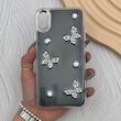 قاب گوشی iPhone XS Max آیفون فانتزی برجسته رزینی Luxury Case لنز و دکمه کرومی کد E40-168492