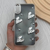 قاب گوشی iPhone XS Max آیفون فانتزی برجسته رزینی Luxury Case لنز و دکمه کرومی کد E40-168493