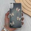 قاب گوشی iPhone XS Max آیفون فانتزی برجسته رزینی Luxury Case لنز و دکمه کرومی کد E40-168494