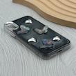 قاب گوشی iPhone X - XS آیفون فانتزی برجسته رزینی Luxury Case لنز و دکمه کرومی کد E40-168506
