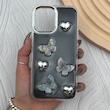 قاب گوشی iPhone 16 آیفون فانتزی برجسته رزینی Luxury Case لنز و دکمه کرومی کد E40-168518