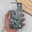 قاب گوشی iPhone 16 آیفون فانتزی برجسته رزینی Luxury Case لنز و دکمه کرومی کد E40-168520