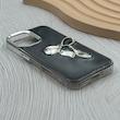 قاب گوشی iPhone 16 آیفون فانتزی برجسته رزینی Luxury Case لنز و دکمه کرومی کد E40-168521