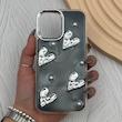 قاب گوشی iPhone 16 آیفون فانتزی برجسته رزینی Luxury Case لنز و دکمه کرومی کد E40-168522