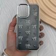 قاب گوشی iPhone 16 آیفون فانتزی برجسته رزینی Luxury Case لنز و دکمه کرومی کد E40-168525