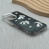 قاب گوشی iPhone 17 آیفون فانتزی برجسته رزینی Luxury Case لنز و دکمه کرومی کد E40-168528
