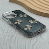 قاب گوشی iPhone 17 آیفون فانتزی برجسته رزینی Luxury Case لنز و دکمه کرومی کد E40-168530
