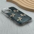 قاب گوشی iPhone 17 آیفون فانتزی برجسته رزینی Luxury Case لنز و دکمه کرومی کد E40-168530
