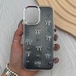 قاب گوشی iPhone 17 آیفون فانتزی برجسته رزینی Luxury Case لنز و دکمه کرومی کد E40-168531