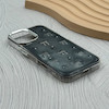 قاب گوشی iPhone 17 آیفون فانتزی برجسته رزینی Luxury Case لنز و دکمه کرومی کد E40-168531