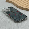 قاب گوشی iPhone 17 آیفون فانتزی برجسته رزینی Luxury Case لنز و دکمه کرومی کد E40-168532