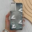قاب گوشی Poco M3 - Redmi 9T شیائومی فانتزی برجسته رزینی Luxury Case لنز و دکمه کرومی کد E40-168551