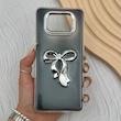 قاب گوشی Poco X3 - Poco X3 Pro شیائومی فانتزی برجسته رزینی Luxury Case لنز و دکمه کرومی کد E40-168558