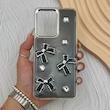 قاب گوشی Poco X7 Pro شیائومی فانتزی برجسته رزینی Luxury Case لنز و دکمه کرومی کد E40-168580