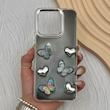 قاب گوشی Redmi 10C - Redmi 10 Power - Poco C40 شیائومی فانتزی برجسته رزینی Luxury Case لنز و دکمه کرومی کد E40-168589