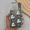 قاب گوشی Redmi 10C - Redmi 10 Power - Poco C40 شیائومی فانتزی برجسته رزینی Luxury Case لنز و دکمه کرومی کد E40-168594